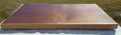Solid Walnut Turntable/Amp/Component Isolation Platform One Piece Not Glued
