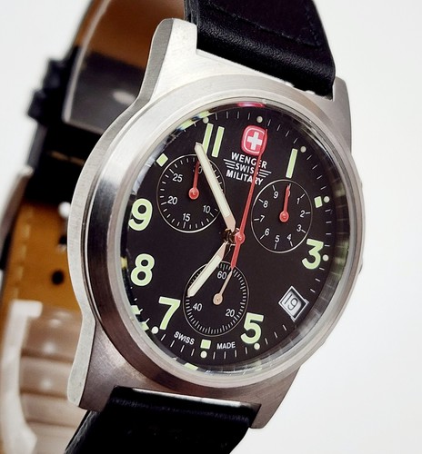 Men's SWISS CHRONOGRAPH Watch WENGER SWISS MILITARY 79110 - Picture 5 of 20