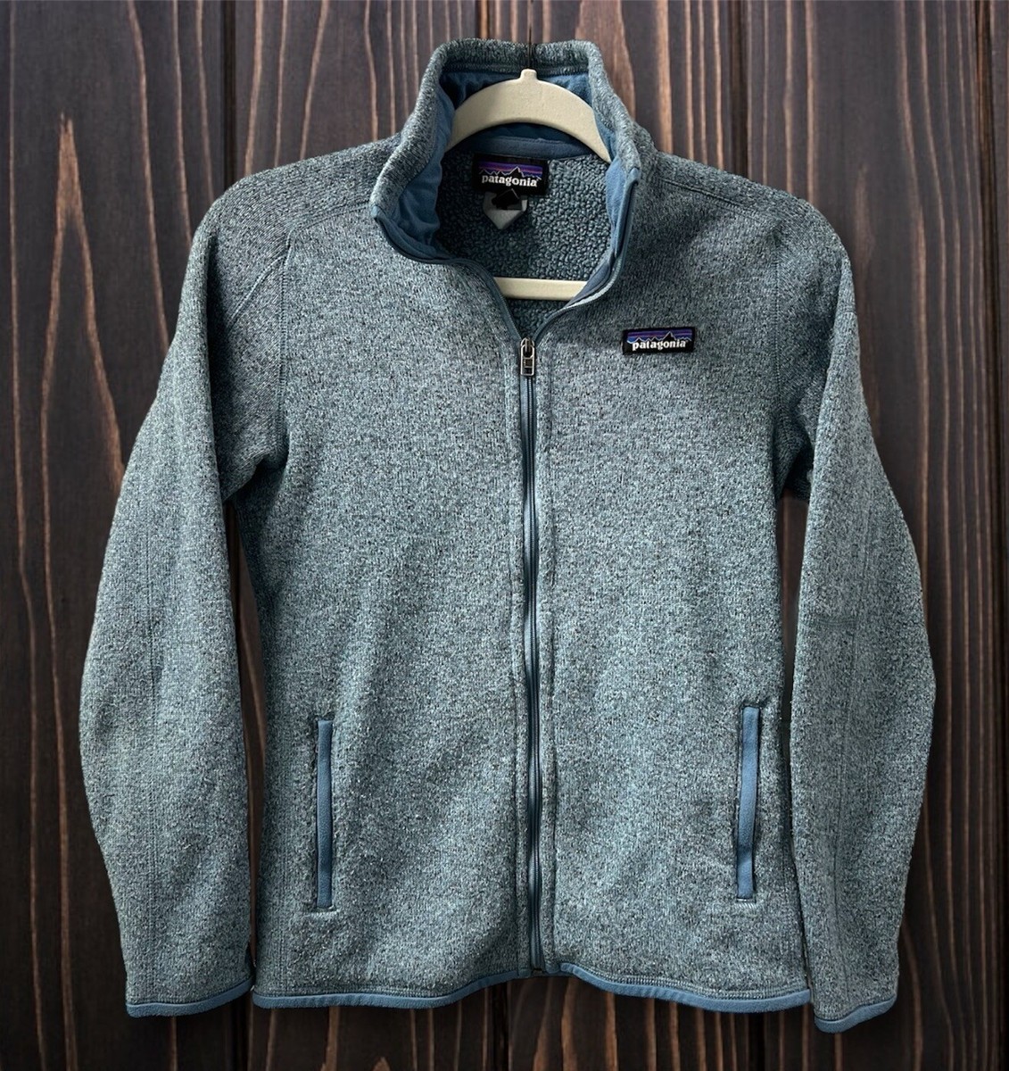 Patagonia Women's Better Sweater Jacket Full Zip Berlin Blue Size