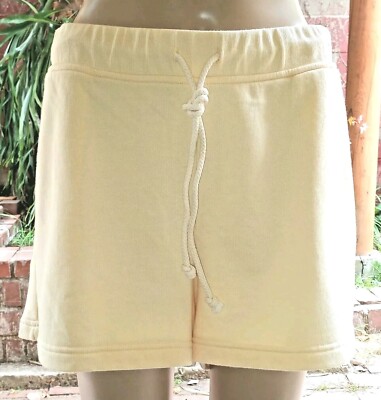 Lou Grey Size Large Petite Terry Knit Pocketed Drawstring Sweat