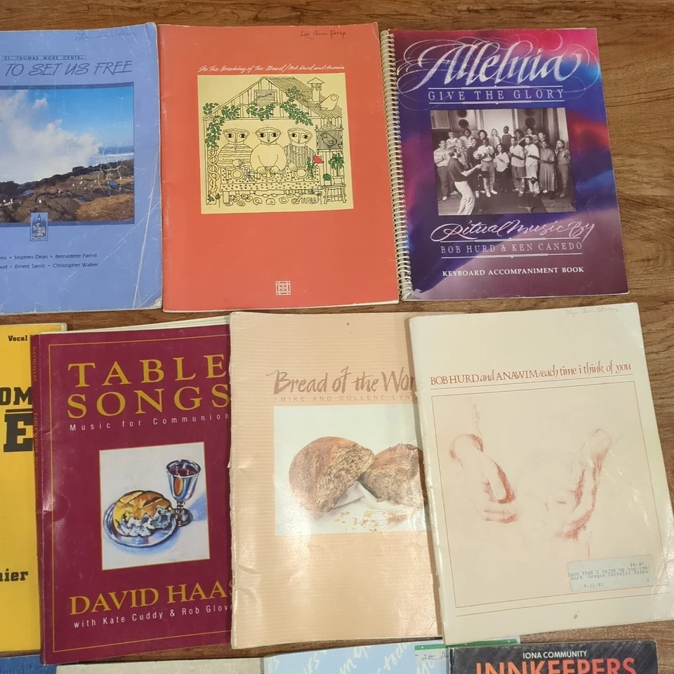 Praise Worship Liturgical Communion Christian Music Books Lot Of 14 - Image 3 of 4