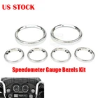 Speedometer Gauge Bezel Trim Ring For Harley Touring Electra Road Stree Glide