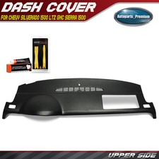 Upper Black Dash Cover For Chevrolet Silverado 1500 Gmc Sierra 1500 2007-2014 Upper Black Dash Cover For Chevrolet Silverado 1500 Gmc Sierra 1500 2007-2014