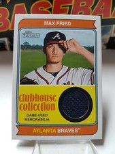 2023 Topps Heritage Baseball Clubhouse Collection Relic #CCR-MF Max Fried