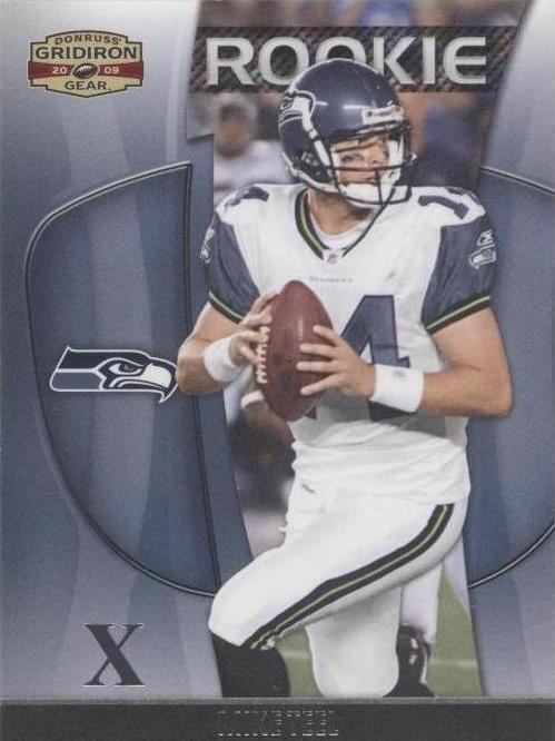 Teel Rookie Card 2009 Donruss Gridiron Gear - Rookie Mike Teel #178 Silver Xs /250 (RC ...
