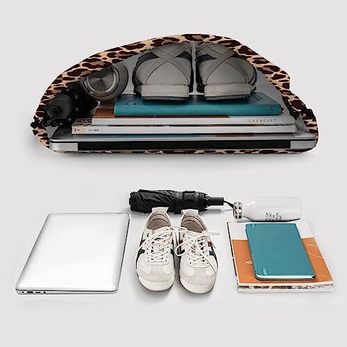 ing Drawstring Backpack Bag Sport Gym Sackpack Durable Waterproof Leopard Print - Picture 6 of 7