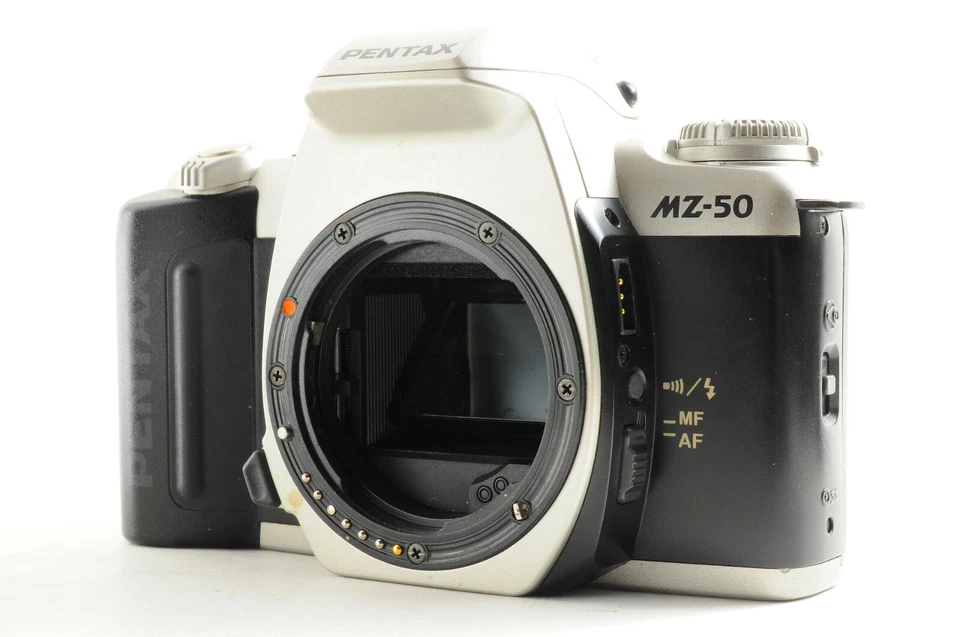 [Excellent++] PENTAX MZ-50 MZ 50 35mm SLR AF Film Camera Body Silver w/ Body Cap - Image 2 of 4