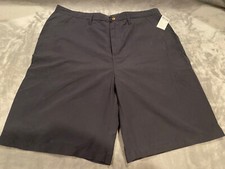 Quiksilver Shorts Adult 38 Flat Front Chino Casual Beach Lightweight Mens