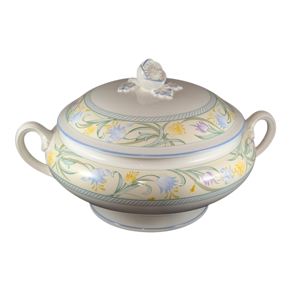 Royal Worcester Summerfield Lidded Serving Dish Bowl Tureen 