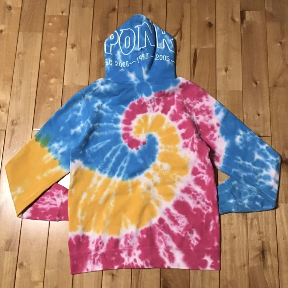 BAPE Tie dye shark full zip hoodie ladies A Bathing Ape Size S | eBay