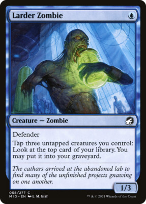 x4 Larder Zombie MID MTG 58/277 COMMON M/NM 4x