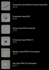 QSC RMX Amplifier Hardware ***USED PARTS*** 850 1450 1850HD 2450 4050HD