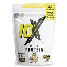 10X Athletic Whey Protein Powder - Banana Split, 770g (22 Servings),... 6.13 per kilo