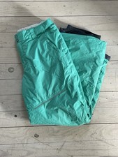 Youth XL 16/18 Teal Columbia Snow Pants Winter Snowpants Wear On Knee