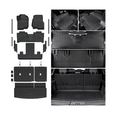 Floor Mats Cargo Mat for 2018-2024 Ford Expedition 7 Seats Accessories (Not f...