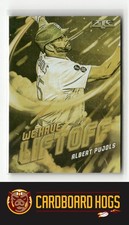 2021 Topps Fire #WHL-16 Albert Pujols Dodgers We Have Liftoff Gold Minted