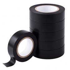 Black Insulation Tape 16mm x 10metres Self Adhesive High Temperature Insulation