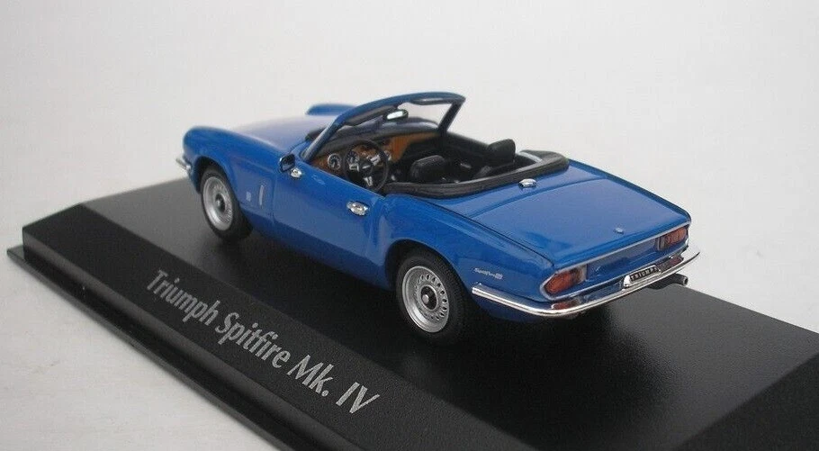 MAXICHAMPS, TRIUMPH Spitfire Mk.lV 1972 Bleu, échelle 1/43, MXC940132531 - Photo 4/4