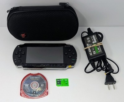 Sony PlayStation Portable PSP 1000 Bundle w/ Charger & Call Of Duty - Tested!