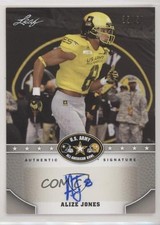 2015 Leaf US Army All-American Bowl Silver 35/50 Alize Jones #BA-AJ1 Auto 1b8