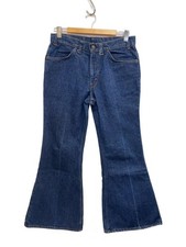 Levi s Bootcut Pants 70s 684 Dated 77 42TALON Button Back 16 34 Denim IDG Used