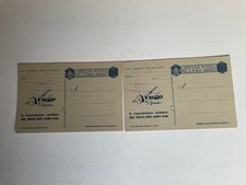 2 Cartoline Postali Forze Armate Italiane 1 Reggimento Genio Nuove con timbro