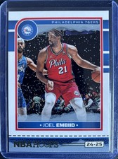 JOEL EMBIID #131 WINTER PARALLEL 2024-25 Panini Hoops MINT OR BETTER