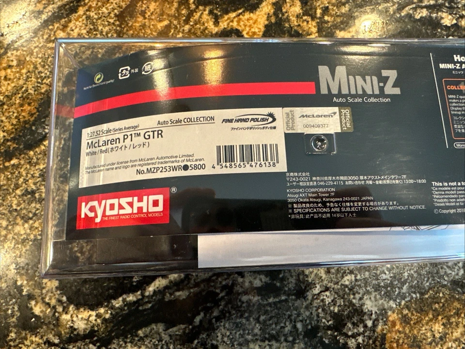 Kyosho RC Auto Scale Collection McLaren P1 GTR for MR-03 *Opened/Never Used - Image 3 of 4