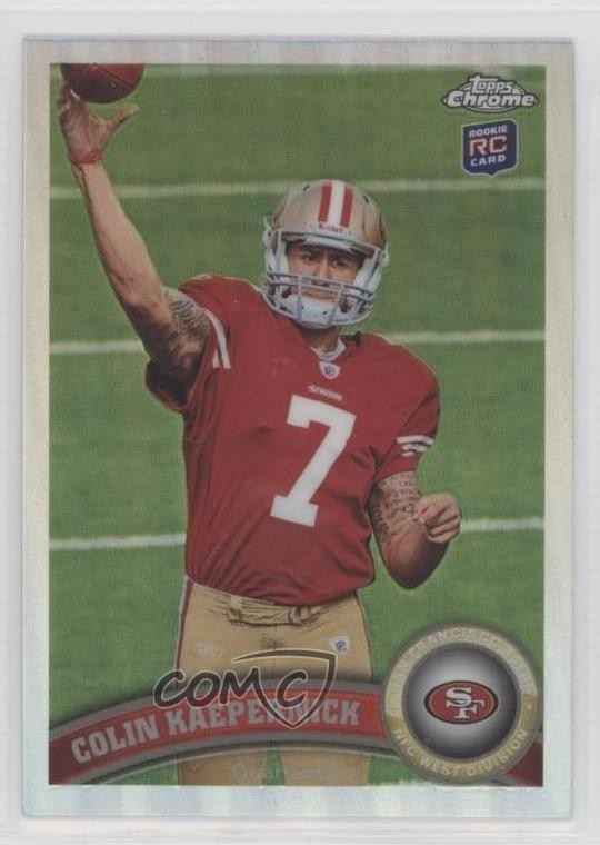 2011 Topps Chrome Refractor Colin Kaepernick #25 Rookie RC