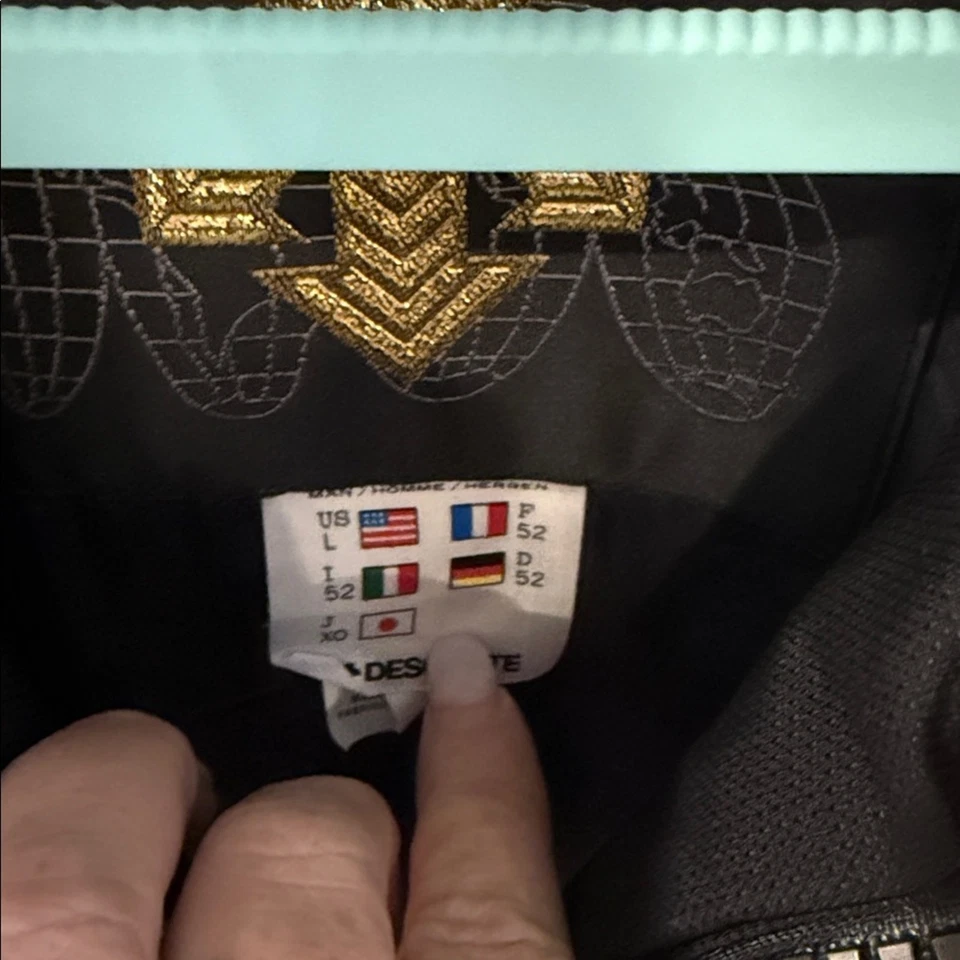 Chaqueta de esquí Descente para hombre blanca y gris talla grande Foto 4 de 4