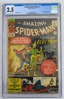Amazing Spider-man 9 CGC 2.5 KEY! 1st Appearance Of Electro /Max Dillon '64 OW/W
