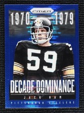 2013 Panini Prizm Decade Dominance Wal-Mart Blue Pulsar Jack Ham #8 HOF 00ur