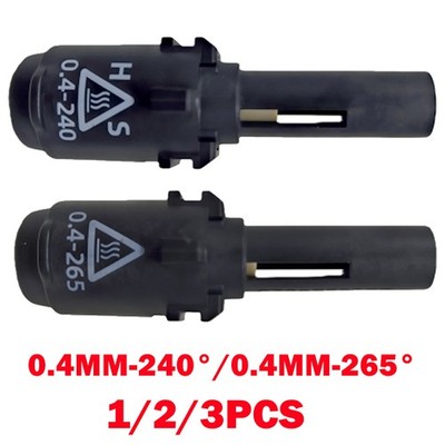 1/2/3X 0.4mm 240/265   Extruder Nozzles For Flashforge Adventurer 3/4 3D Printer