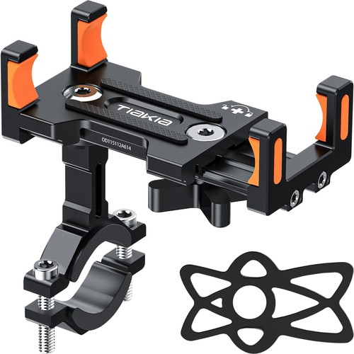 Bike Phone Mount - Universal Motorcycle Mount Anti Shake & Anti-Theft, Face &...