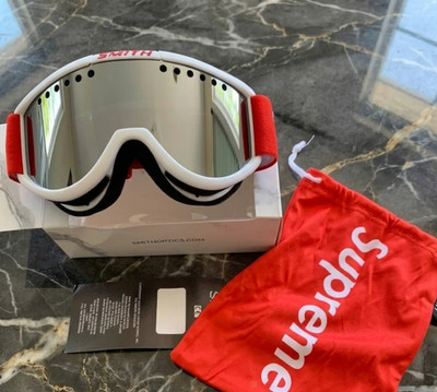 Supreme x Smith White Goggles Ski Snowboard ATV Dirt Bike Off Road 2026