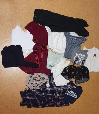 Teilen Bekleidungspaket Damen - Mädchen Gr. S Hollister, Fishbone, Tally weijl, 