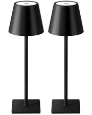 2 Pack Cordless Table Lamp, Portable LED Desk Lamps, 5000mAh Battery Operated...