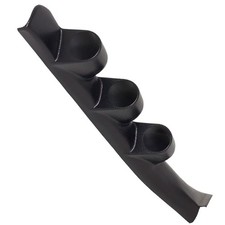 Glowshift Black Triple Pillar Gauge Pod Fits 1988-1994 Chevy Ck Chevrolet 52mm