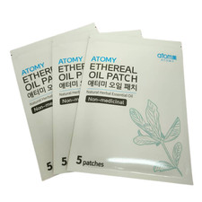 3 Pack ATOMY Ethereal Oil Patch Natural Herbal Pain Relief SHIP FROM USA