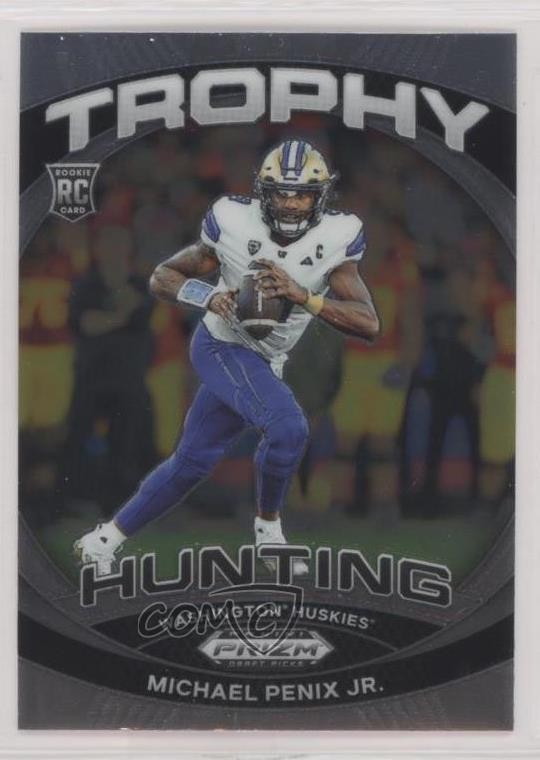 2024 Panini Prizm Draft Picks Trophy Hunting Michael Penix Jr #TH-MPJ 1kh3
