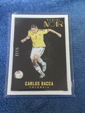 2016-17 Panini Noir #17 Carlos Bacca #/75 Colombia