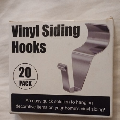 #ad MUAKIOY Vinyl Siding Hooks Stainless Steel 20 Pack Heavy Duty Rust Resistant $9.67