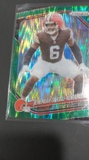 Panini Prizm 2025 #159 Jeremiah Owusu-Koramoah Green Prizm Cleveland Browns