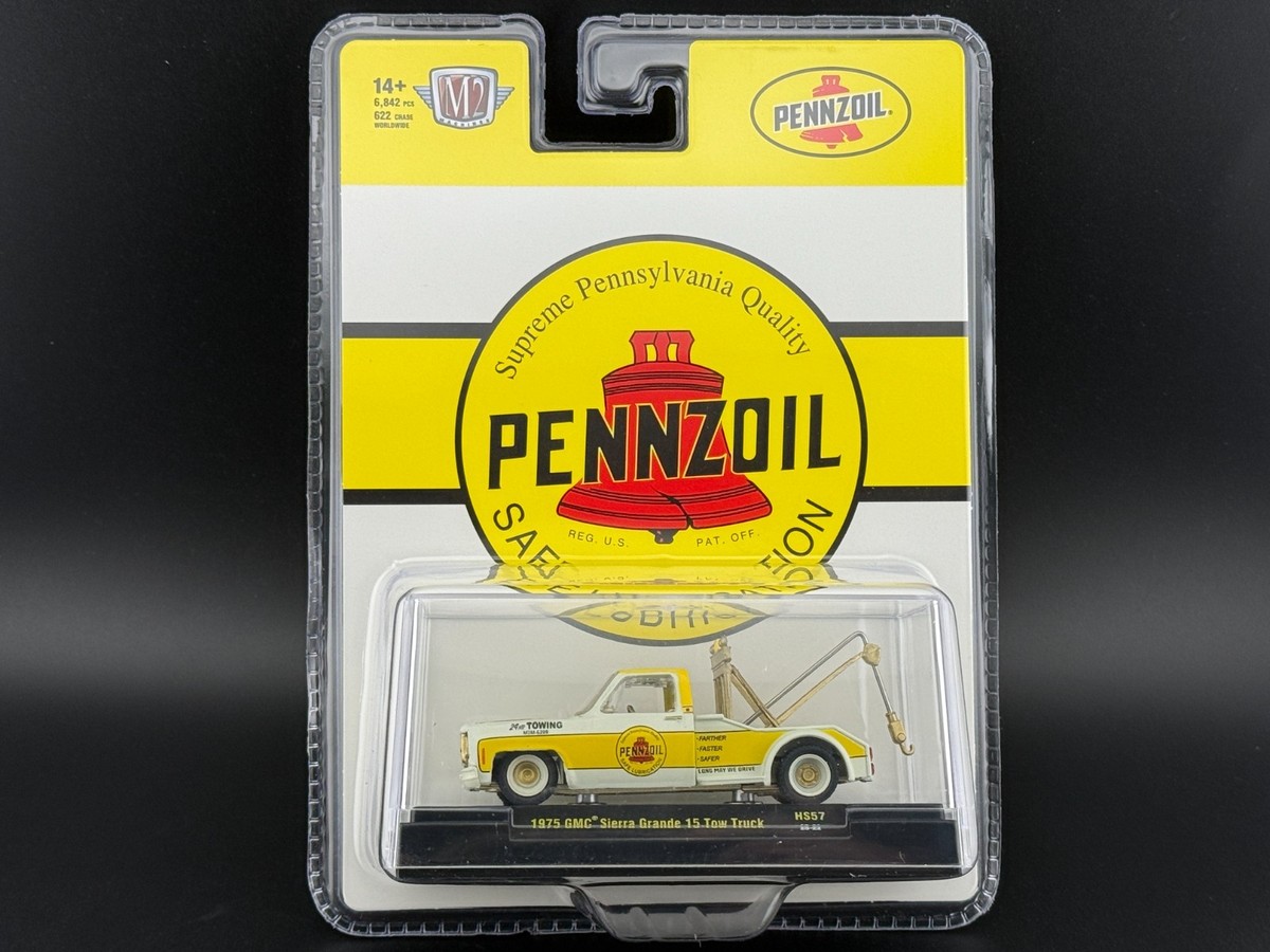 M2 1975 GMC Sierra Grande 15 Tow Truck Penzoil 31500-HS57 1/64