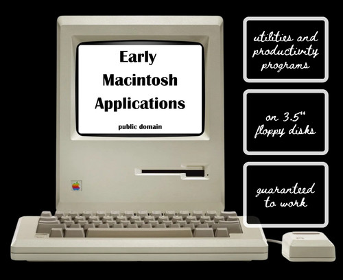 Early Mac Utilities & Productivity on Floppy Disks: Retro Software 🍎➕🍏