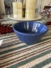 Bauer Pottery Rings #30 Mixing Bowl Blue Vintage 6 Diameter Made In USA