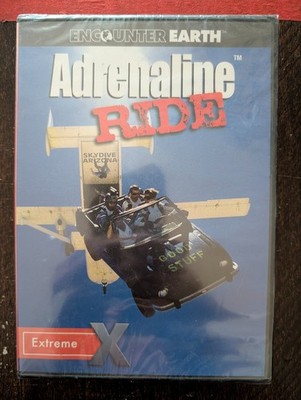 Adrenaline Ride DVD Encounter Earth Extreme X Skydiving Adventure Stunts