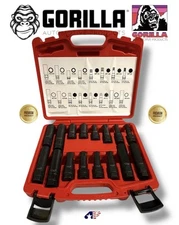 16pc New Gorilla Spline Tuner Hex Lug Nut / Lock Master Key Removal Socket Kit