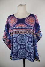 DESIGUAL MAGLIA DONNA TG S WOMAN T-SHIRT MANICA CORTA VINTAGE CASUAL ELASTANO