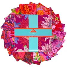 Kaffe Classics Plus 10" Square Pack in Ruby by Free Spirit